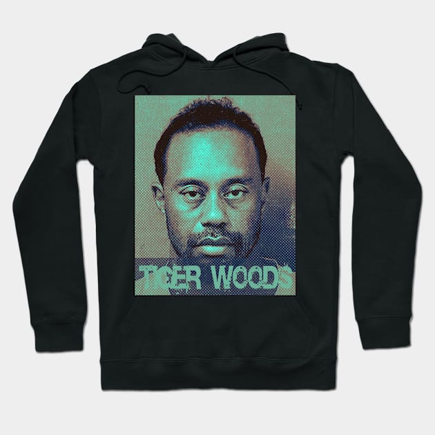 Solarize Illustrations - Tiger Woods Cool guy Hoodie by DekkenCroud